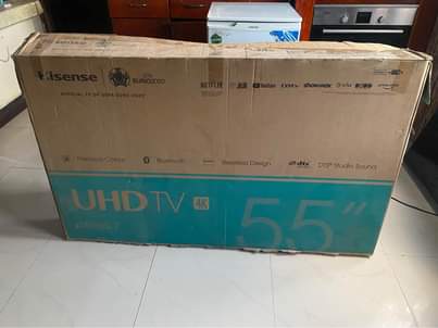 A picture of HISENSE SMART TV INCH 55 4k