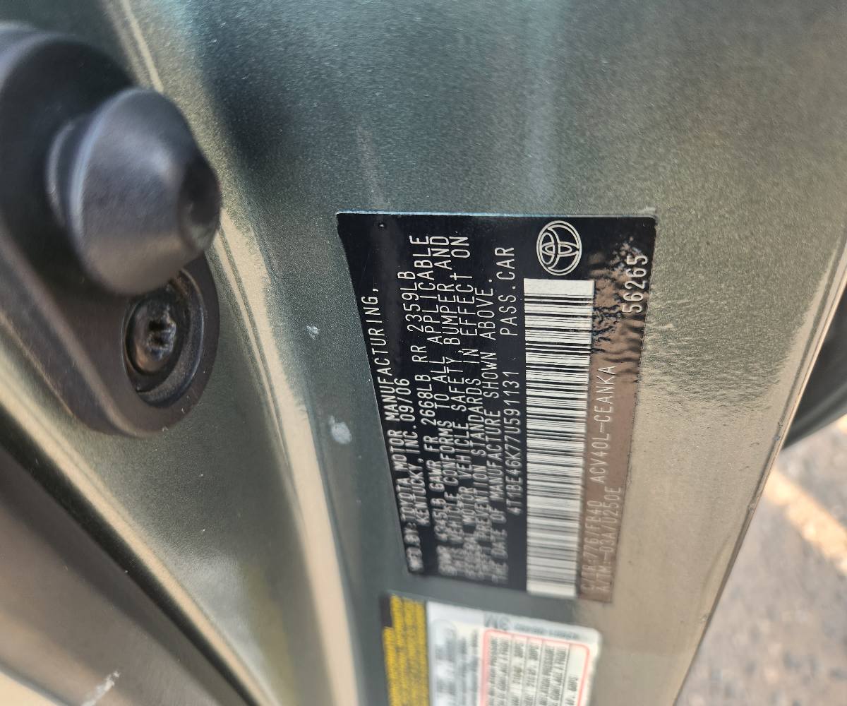 A picture of Toyota camry