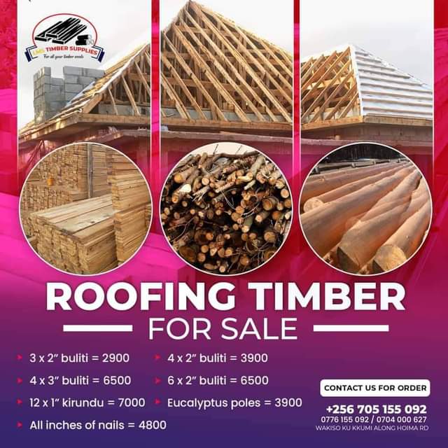 A picture of Quality roofing timber for sell at friendly prices 0705155092