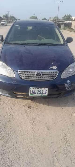 A picture of Registered 2003 Corolla in ajah axis good body good engine