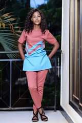 A picture of Woman Ankara outfits