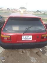 A picture of Toyota Corolla old model is available with good condition engine