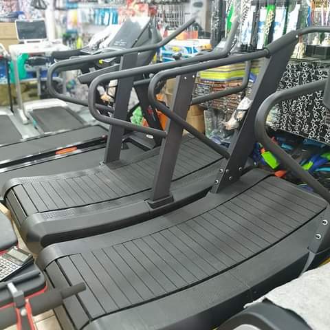 A picture of Gym equipments and dumbbells