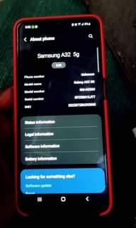 A picture of Samsung A32 5g
