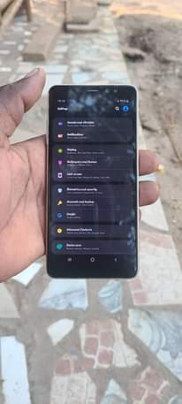 A picture of Samsung A8 