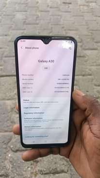 A picture of Samsung a30