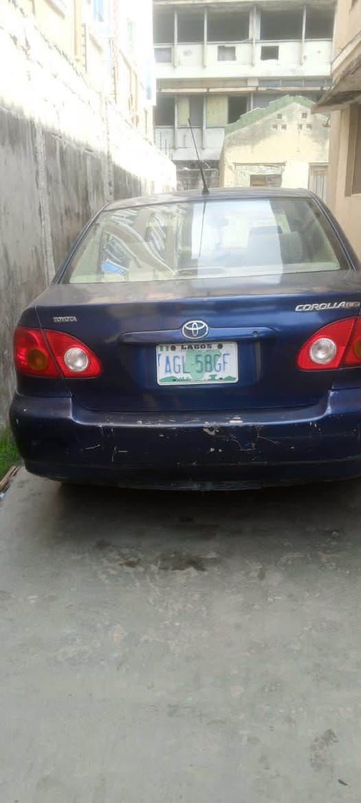 A picture of Toyota COROLA 2003 reg