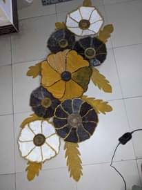 A picture of Paper flower wall decor