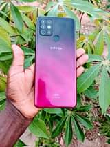 A picture of Infinix hot10 gb64 ram4 net4g charge mkataba 0757407205
