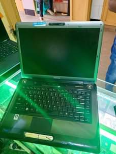 A picture of Toshiba laptop Intel Core 2 ram3gb disk 320gb