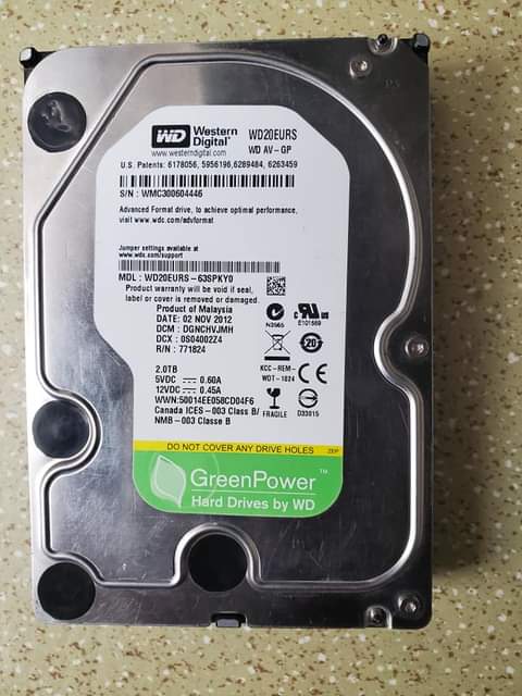 A picture of HARD DISK 2 TB ZIKO TATU