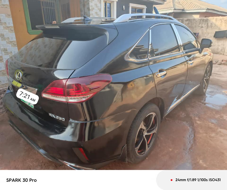 A picture of 2010 model Lexus RX350 toks standard 14M