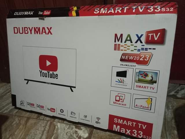 A picture of 32 inch original smart andtoid frameless digital led tv 325k