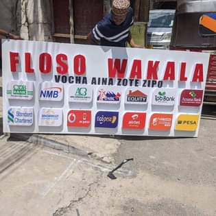 A picture of Tunakata Maandishi na kutengeneza Mabango ya 3D Sign