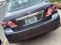 A picture of very sharp 2013 Toyota corolla Neat as seen on the