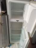 A picture of Saachi double door fridge on sale