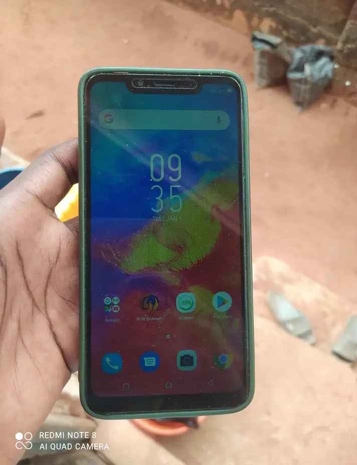 A picture of Infinix hot 7 for sale or swap