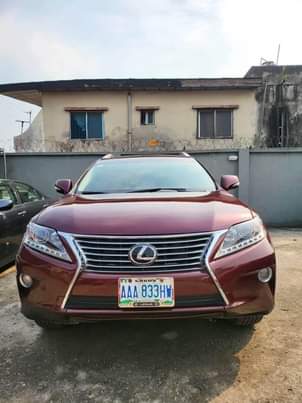 A picture of Tokunbo Standard 2013 Lexus RX350 For Sale