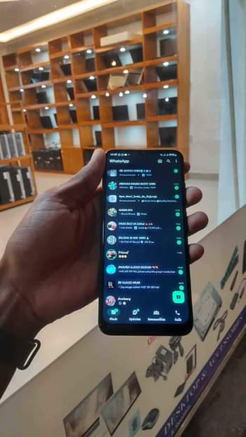A picture of Samsung M02s Face id Rom ram 3 32 Battery 24