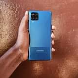 A picture of samsung A12 0655695769 128b ram 4 BEI 250 000 Finger