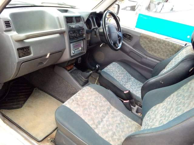 A picture of Mini pajero manually 