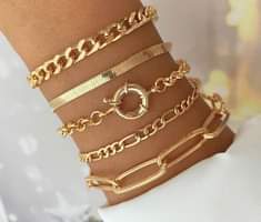 A picture of Stainless steel bracelets are available all at
