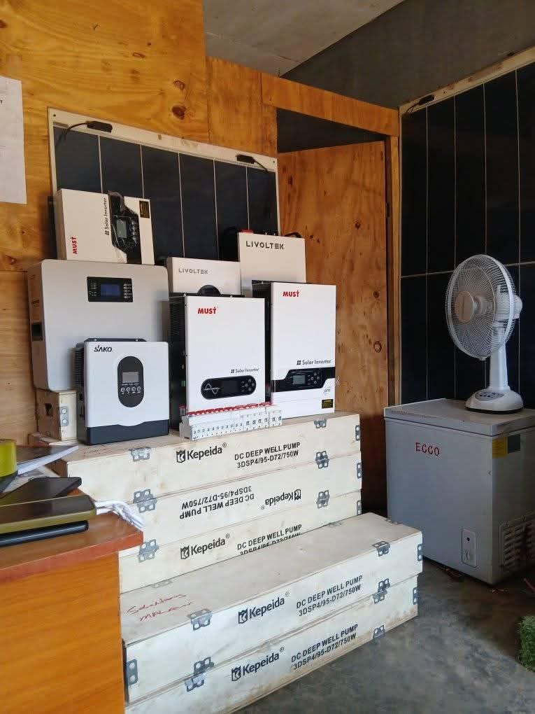 A picture of Solar products