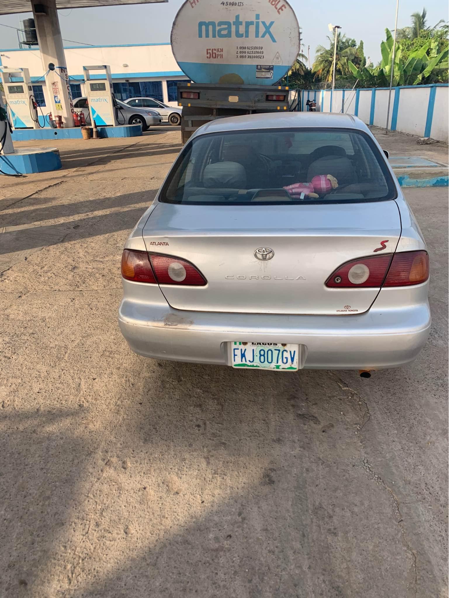 A picture of Toyota small Corolla . Okerejowoelo