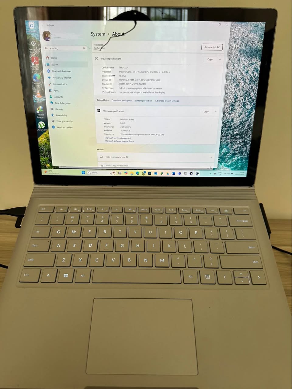 A picture of Microsoft Surface Book
