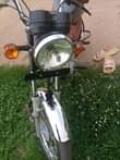 A picture of Bajaj motorcycle