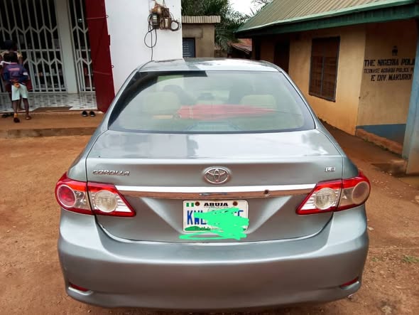 A picture of Toyota Corolla 2012 Model