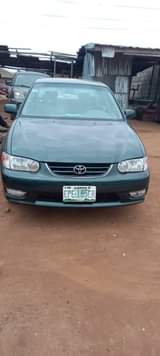 A picture of 1999 toyota corolla is available okerejuowoe engine and gear is