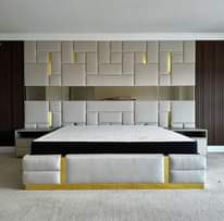 A picture of Built on wall queen beds