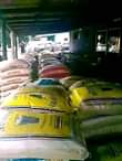 A picture of Bags of rice and groundnut oil for sale at auction