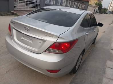 A picture of Hyundai accent 2012 model Extremely clean in and out Untouched