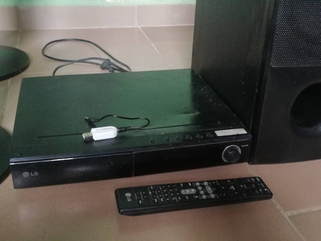 A picture of LG home theater