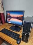 A picture of Hp desktop Computer