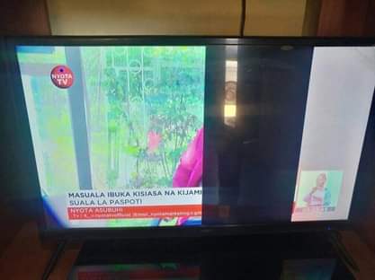 A picture of TV spares and repairs at Arua park plaza room f1