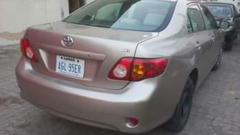 A picture of Awoof distress sale oo Reg Barely used corolla 2010 model
