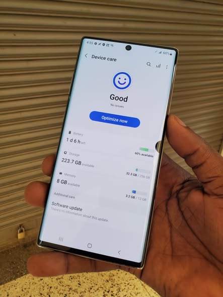 A picture of Samsung Note10
