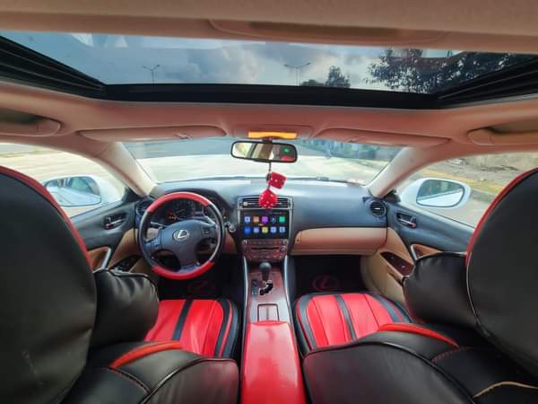 A picture of SMARTAUTOS PREMIUM USED 2007 LEXUS IS250 WHITE Super silent V6