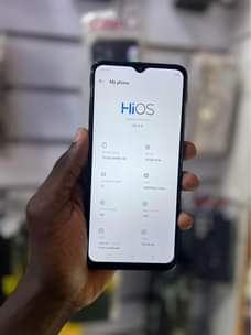 A picture of Tecno spark 10C 128gb 8gb ram clean 420k WhatsApp or