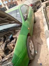 A picture of Mazda 323f 2005 model first body pan pan tokunbo standard