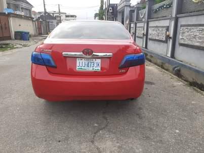 A picture of Toyota Camry 2008 model neatly painted buy and drive