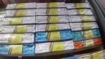 A picture of King size bedsheets available in stock