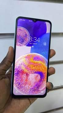 A picture of Samsung A23 64gb 4gb ram 350k clean no cracks WhatsApp