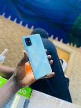 A picture of Samsung A71 gb 128 Finger on screen price ni 460k