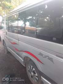 A picture of Toyota hummer bus