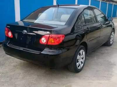 A picture of Brand TOYOTA Model COROLLA Year 2007 COLOUR BLACK Transmission Automatic