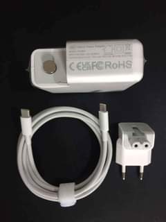 A picture of apple MacBook chargers Type C for MacBook air MacBook pro.